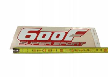 NAKLEJKA "600F" LEWY BOCZEK HONDA CBR600F HURRICANE 1991 ORYG 64302MV9600ZB