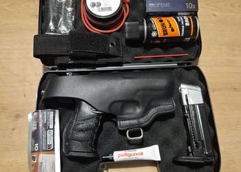 Pistolet pneumatyczny RAM Walther PPQ T4E, na gwarancji – mega zestaw!