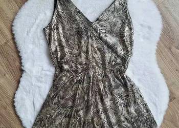 Przepiękny złoty błyszczący kombinezon NOWY 36 na imprezę festiwal