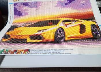 Auto obraz b/ramki prezent