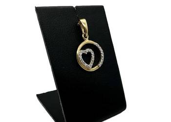 Nowa złota zawieszka pr 585 1,04g Serce