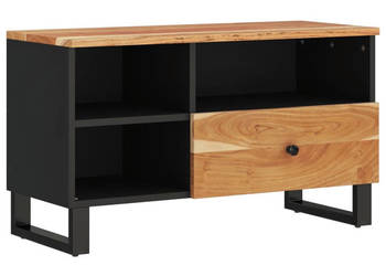 Szafka pod TV 80x33x46 cm akacja i materiał drewnopochodny WM-351975