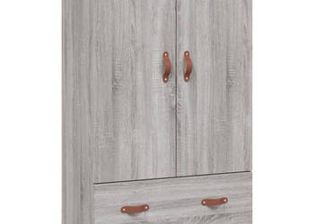 Wysoka szafka szary dąb sonoma 695x31x115 cm WM-828210