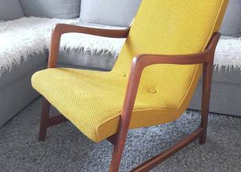 UNIKALNY FOTEL 364 Barbara Fenrych Węcławska nie PRL lata 50 mid century