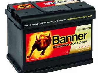 Akumulator 60Ah 640A Banner Running Bull AGM
