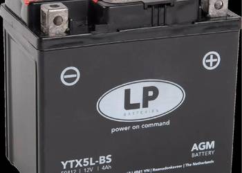 Akumulator motocyklowy 12V 4Ah Moto Power CBTX5L-BS YTX5L-BS