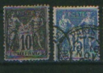 Zn. Francja Mi 68, 72 - 4 kas 1877