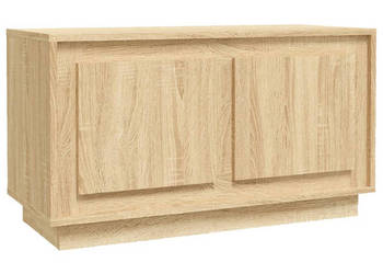 Szafka pod TV dąb sonoma 80x35x45 cm materiał drewnopochodny WM-819855
