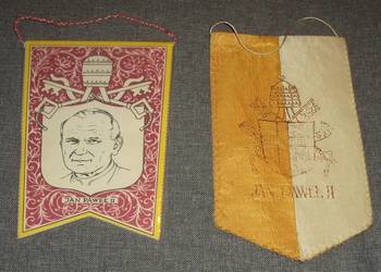 Papież Jan Paweł II - proporczyk 1979 rok