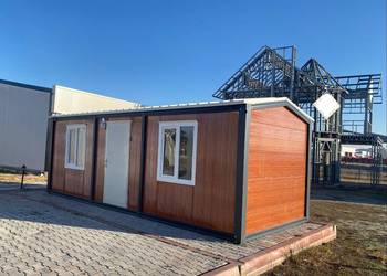 Kontener mieszkaniowy biurowy handlowy prysznic, toaleta klima 7x3 21m²