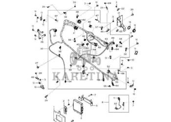 John Deere 9470RX - Uchwyt DZ102193 (Silnik)