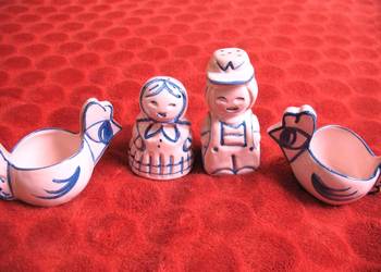 Sól i pieprz - Zestaw Holenderski - 8 x 5 cm Solniczka i pieprzniczka + na