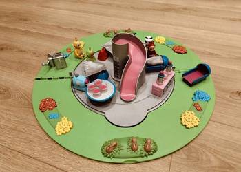 Domek Teletubisiów oryginalny zestaw zjeżdżalnia