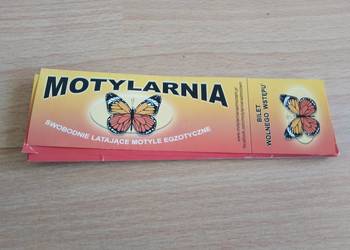 Bilety wstępu do motylarni 10 szt