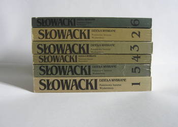 Juliusz Słowacki "Dzieła wybrane" - 6 tomów