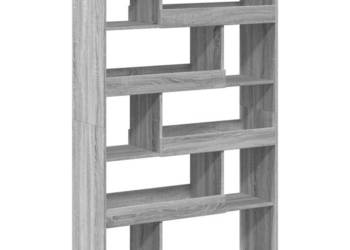 Regał szary dąb sonoma 100x33x1565cm materiał drewnopochodny WM-3309344