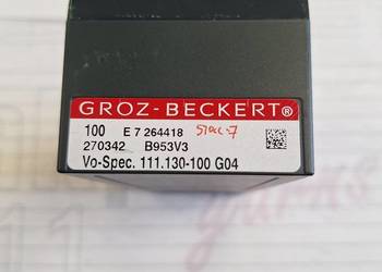 Igły do maszyn dziewiarskich STOLL E7; Vo-Spec. 111.130-100 G04