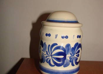 Włocławek fajansowy pojemnik kuchenny