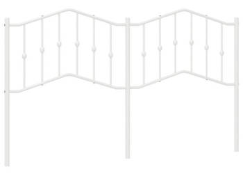 Metalowe wezgłowie białe 160 cm WM-373873