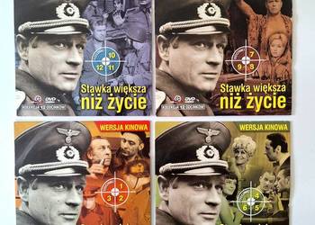 kolekcja DVD z serialem wojennym „Stawka większa niż życie” w wersji kinowe