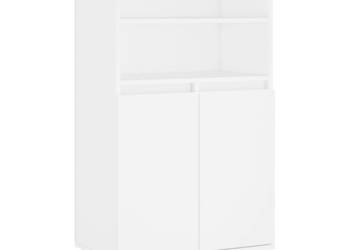 Wysoka szafka biały 60x36x110 cm WM-831484
