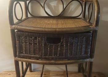 Szafka mebel rattanowy vintage