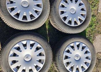 Koła Zimowe 15" Citroen C4 (2005) 195/65R15 | Stalówki + Kołpaki | Bieżnik