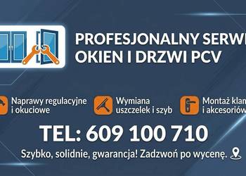 Serwis okien i drzwi, regulacja, naprawa, konserwacja, uszczelnianie itd.