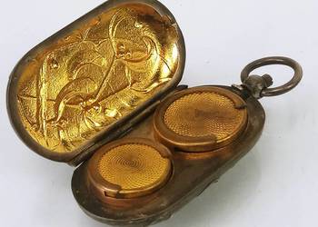 Pudełko na Monety Pozłacane - Extra Blanc secesja