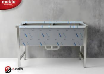 Basen 2 kom zlew dwukomorowy 1400x700x850 mm
