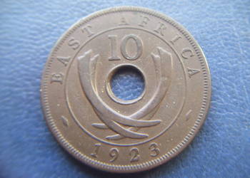 Stare monety 10 cent 1923 Afryka Wschodnia