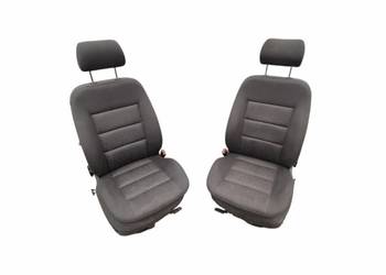 KMPL FOTEL PRZÓD LEWY KIEROWCY + PRAWY PASAŻERA AUDI A6 C5 CIEMNY SZARY NR6