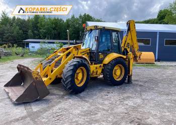 Koparko - ładowarka JCB 4CX Sitemaster, Sprawna, Nadpalone wnętrze