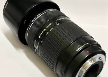 OLYMPUS Zuiko Digital 70–300mm f4–5.6 ED OBIEKTYW jak NOWY + PUDEŁKO