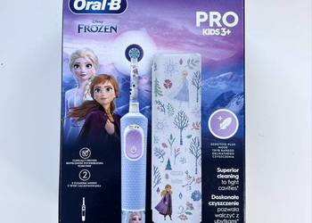 Szczoteczka Oral-B Pro Kids 3+ Frozen z Etui i Naklejkami NOWA