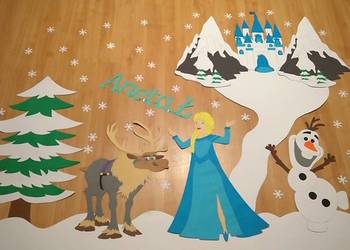 Dekoracje bajkowe z brystolu ( dowolna bajka)