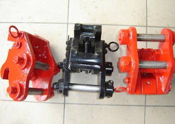 SZYBKOZŁĄCZA mechaniczne i hydrauliczne do koparek