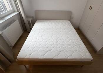 Łóżko designerskie 160x200 z materacem Hilding