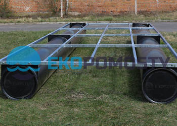 OD RĘKI -Pomost pływający, platforma pływająca, 6x2m - 12mkw