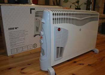 grzejnik konwektorowy z funkcją turbo, moc 2500W