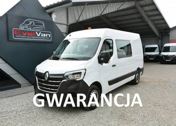 Renault Master L2H2 średniak 7-osobowy lift 2023r Brygadówka doka pełna op…