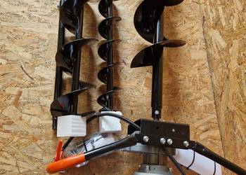 Świder Spalinowy BOXER BX121 Wiertnica + 3 Wiertła 10-15-20cm