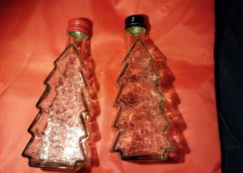 Butelka szkło choinka Nowa