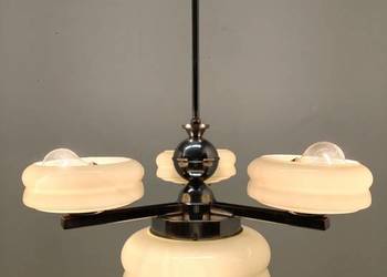 lampa sufitowa wisząca żyrandol art Deco vintage
