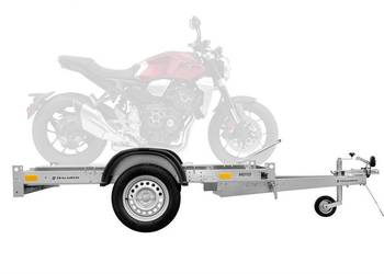 Przyczepka samochodowa Temared MOTO 1R resor motocyklowa
