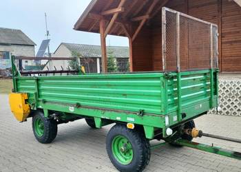 Rozrzutnik obornika dwuosiowy Czarna Białostocka 4 tony z 1996 roku