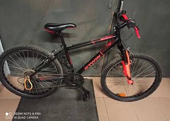 Rowerek Dzieciecy Btwin 24 cale ROCKRIDER ,SHIMANO 6x3, AMORTYZATOR !!