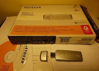 Karta WiFi USB Netgear WG111GE sprawna pudełko