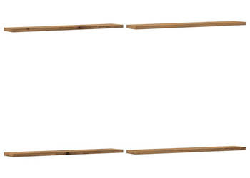 Półki ścienne 4 szt. dąb artisan 60x20x15 cm WM-856298