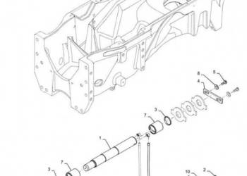 New Holland T6090 Sworzeń 60.26mm od x 510mm l 84372521